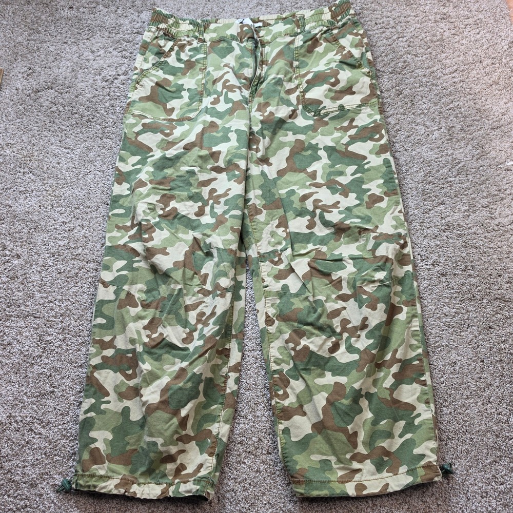 Celebrity Pink Camo Cargo Pants Womens XXXL Cotton Ripstop Streetwear Utility